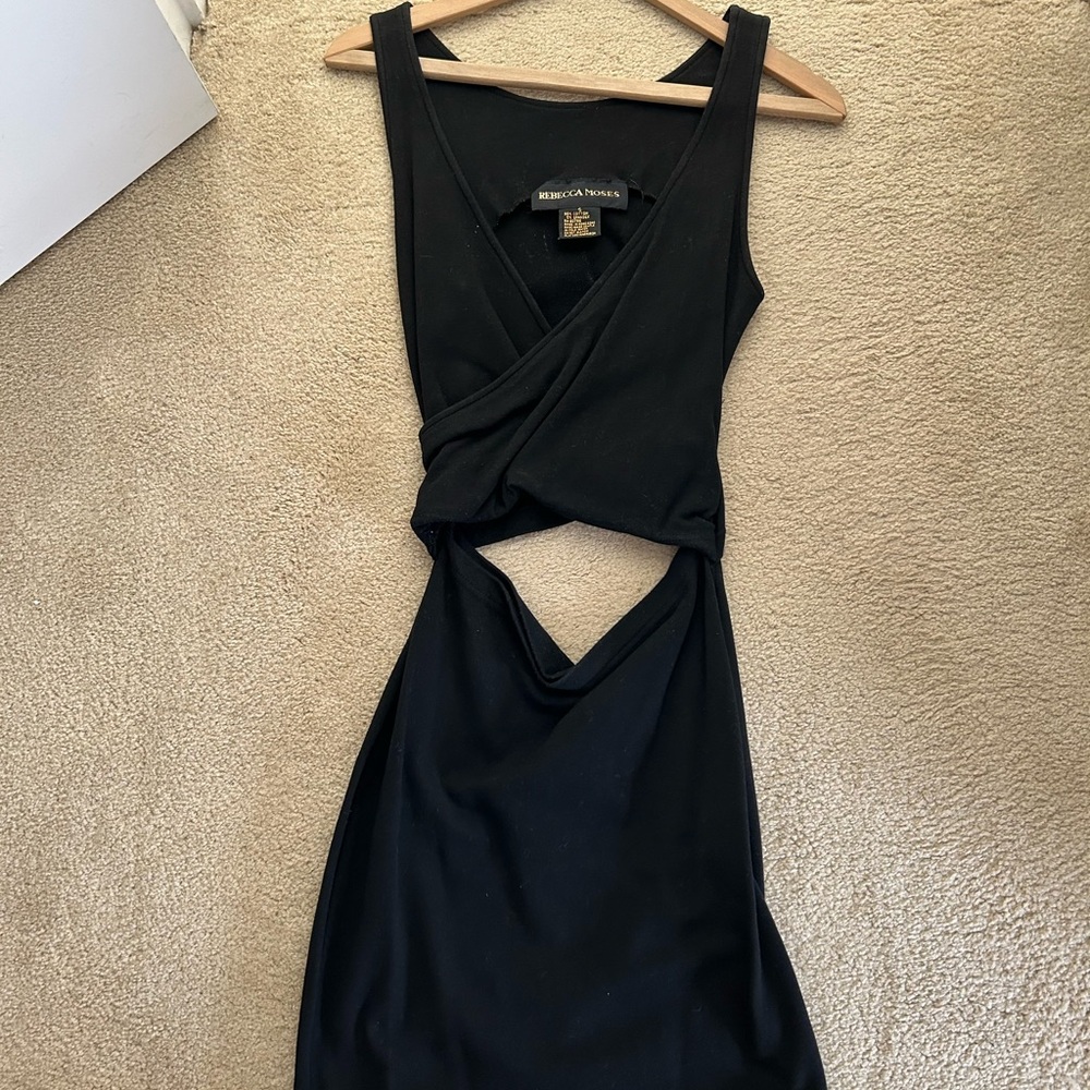 Rebecca Moses Open Cut Dress Size Small
